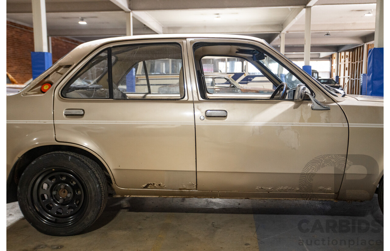 8/1982 Holden TF Gemini 4d Sedan Oyster Metallic 1.6L