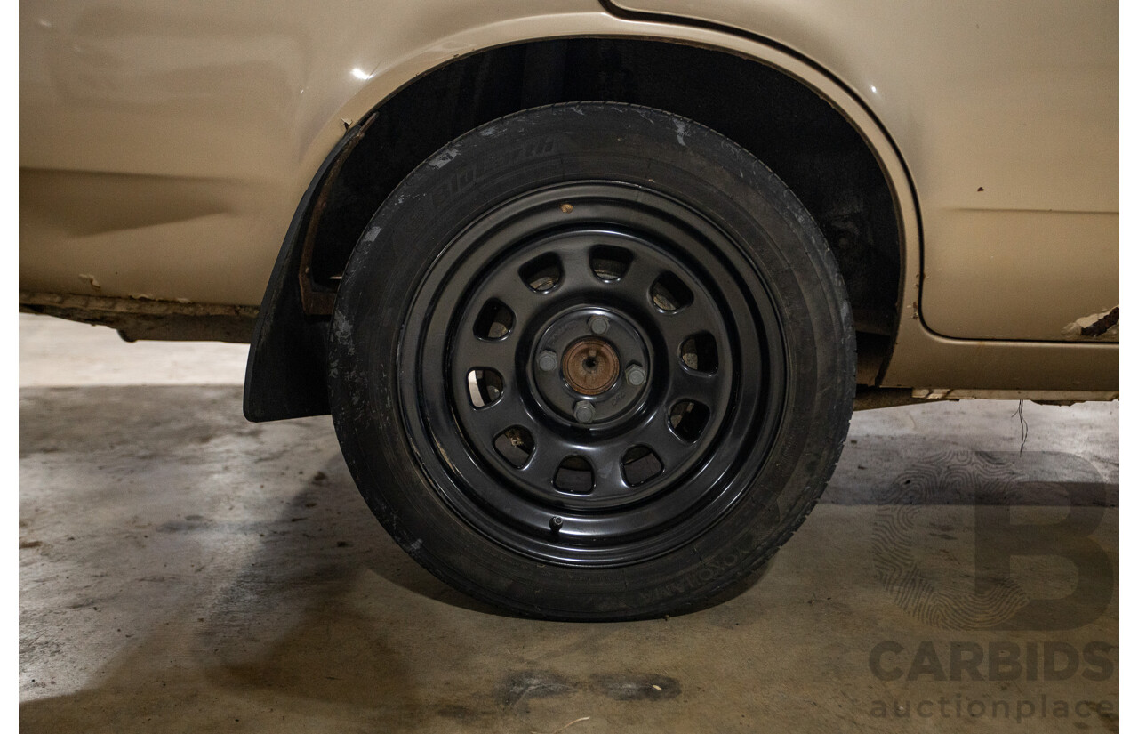 8/1982 Holden TF Gemini 4d Sedan Oyster Metallic 1.6L