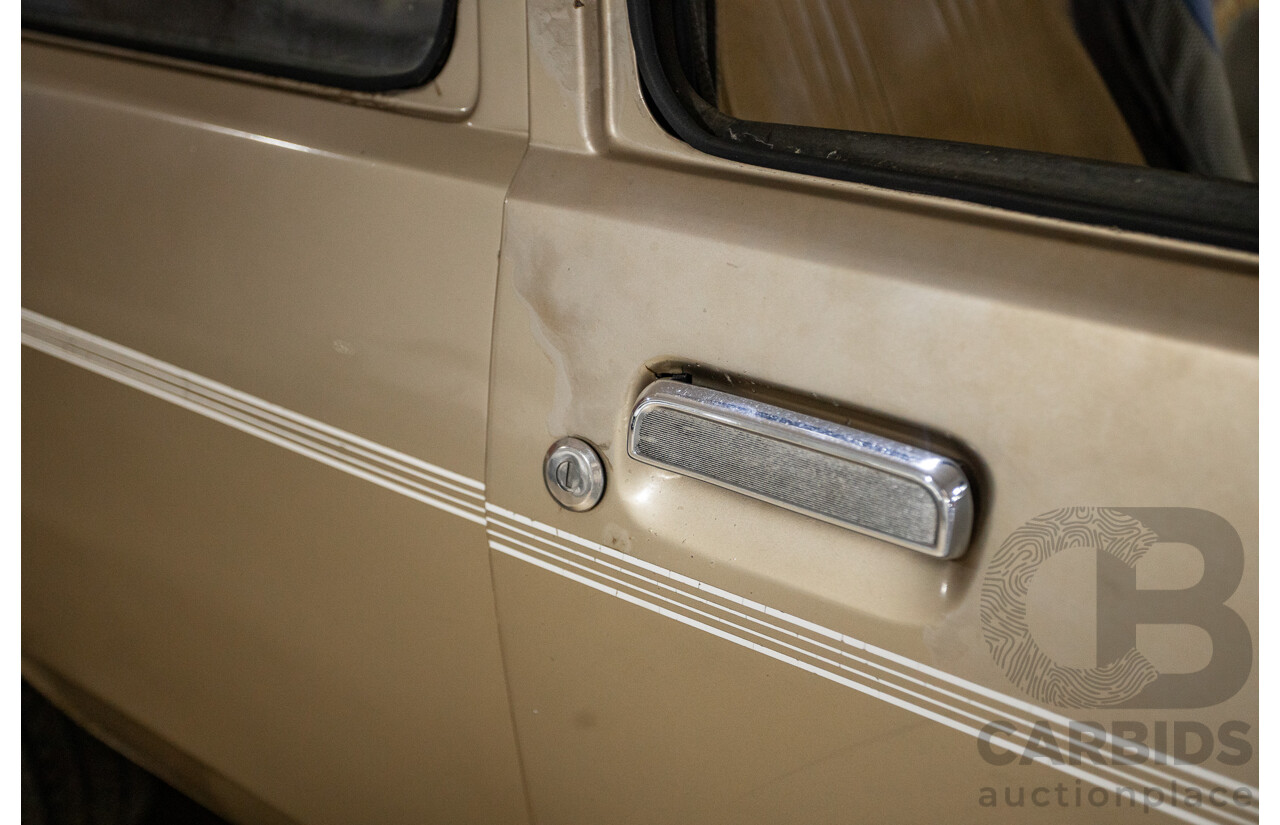 8/1982 Holden TF Gemini 4d Sedan Oyster Metallic 1.6L
