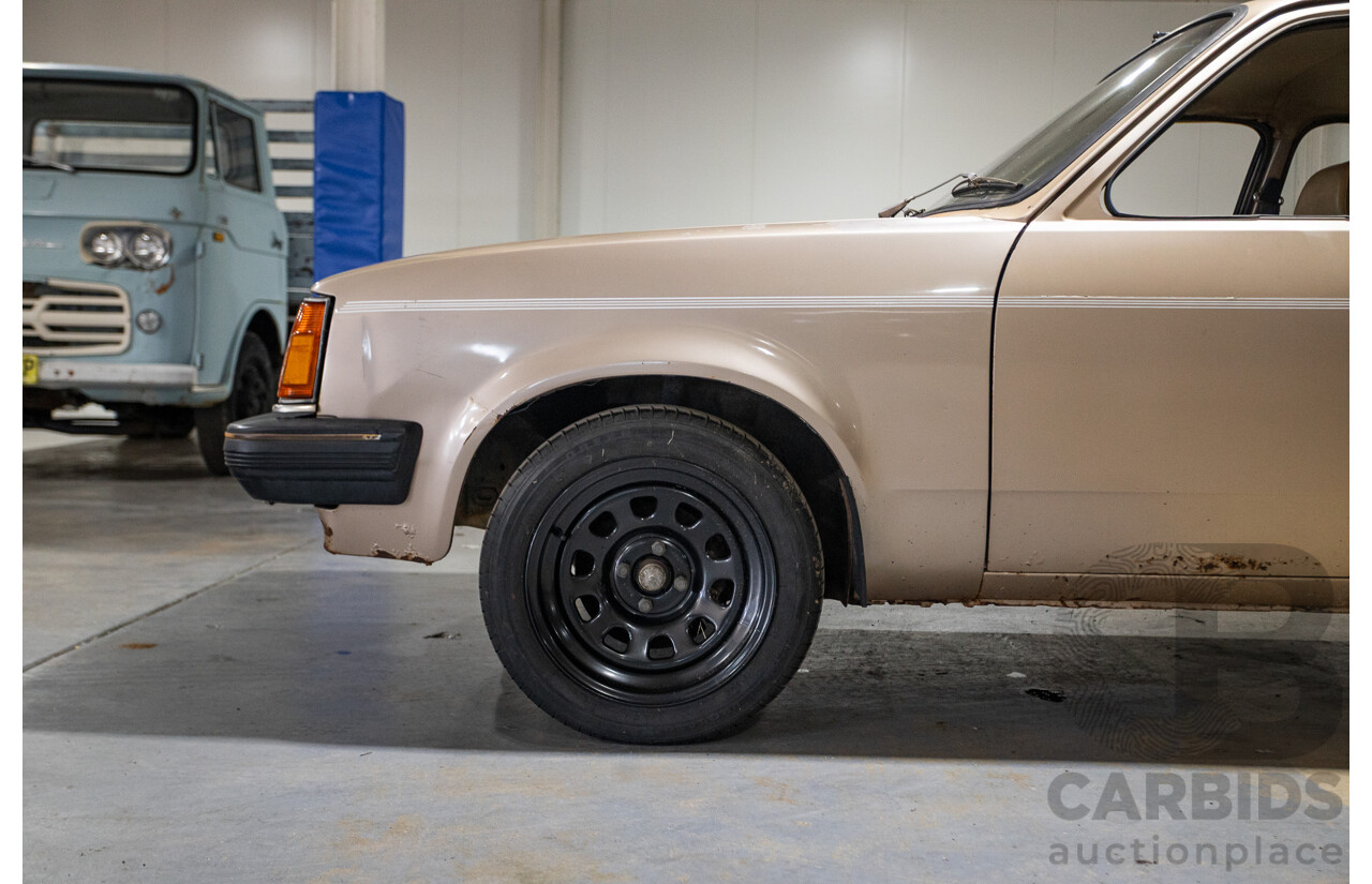 8/1982 Holden TF Gemini 4d Sedan Oyster Metallic 1.6L