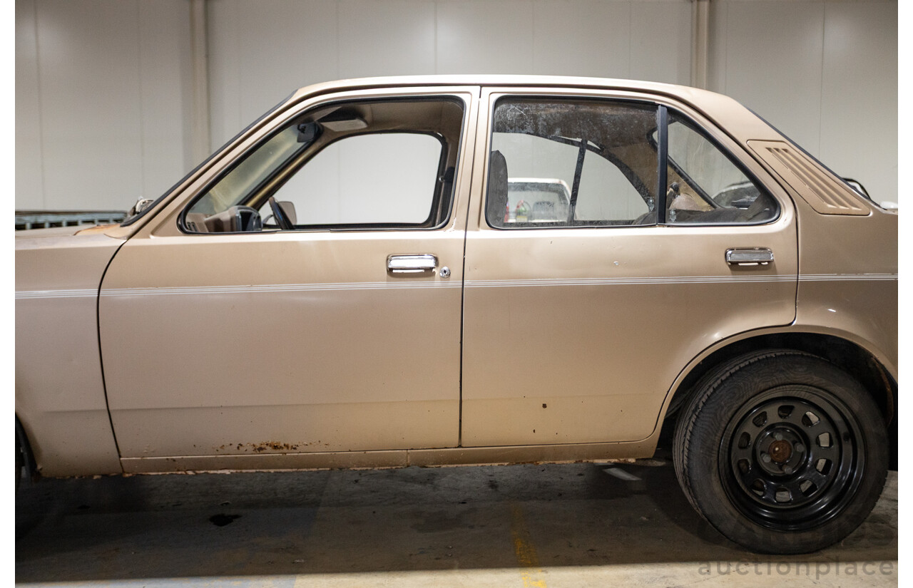 8/1982 Holden TF Gemini 4d Sedan Oyster Metallic 1.6L