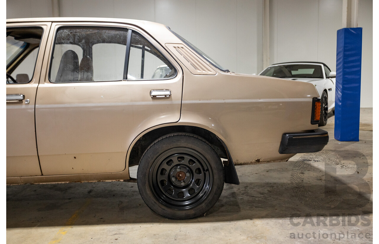 8/1982 Holden TF Gemini 4d Sedan Oyster Metallic 1.6L