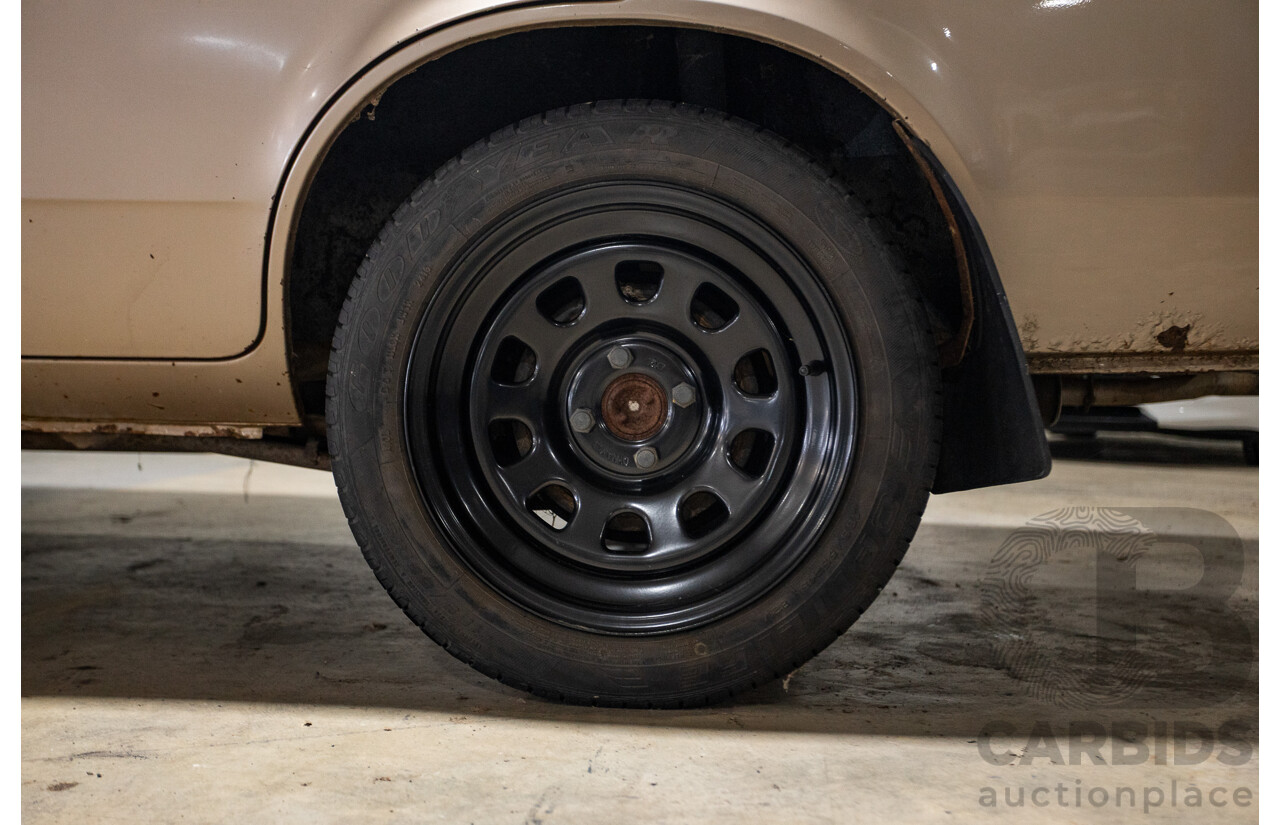 8/1982 Holden TF Gemini 4d Sedan Oyster Metallic 1.6L