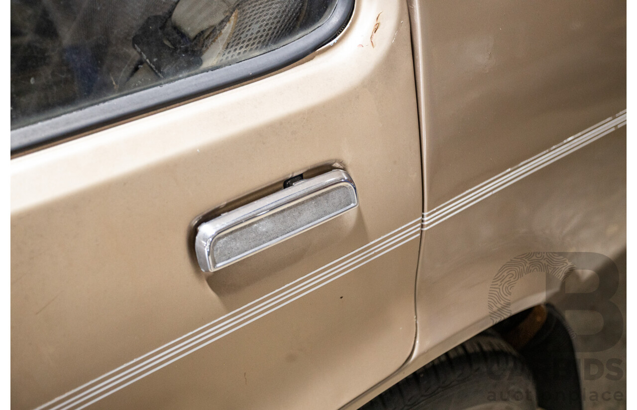 8/1982 Holden TF Gemini 4d Sedan Oyster Metallic 1.6L