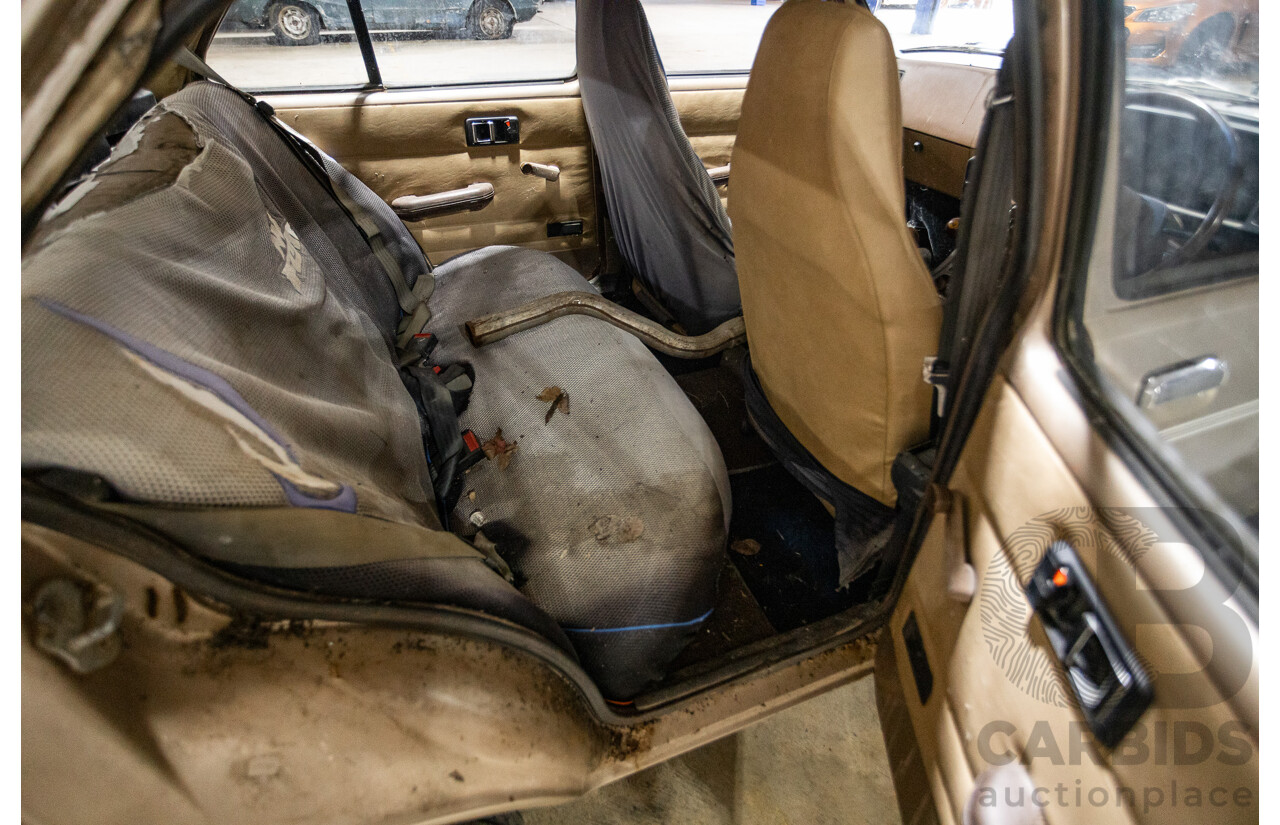 8/1982 Holden TF Gemini 4d Sedan Oyster Metallic 1.6L