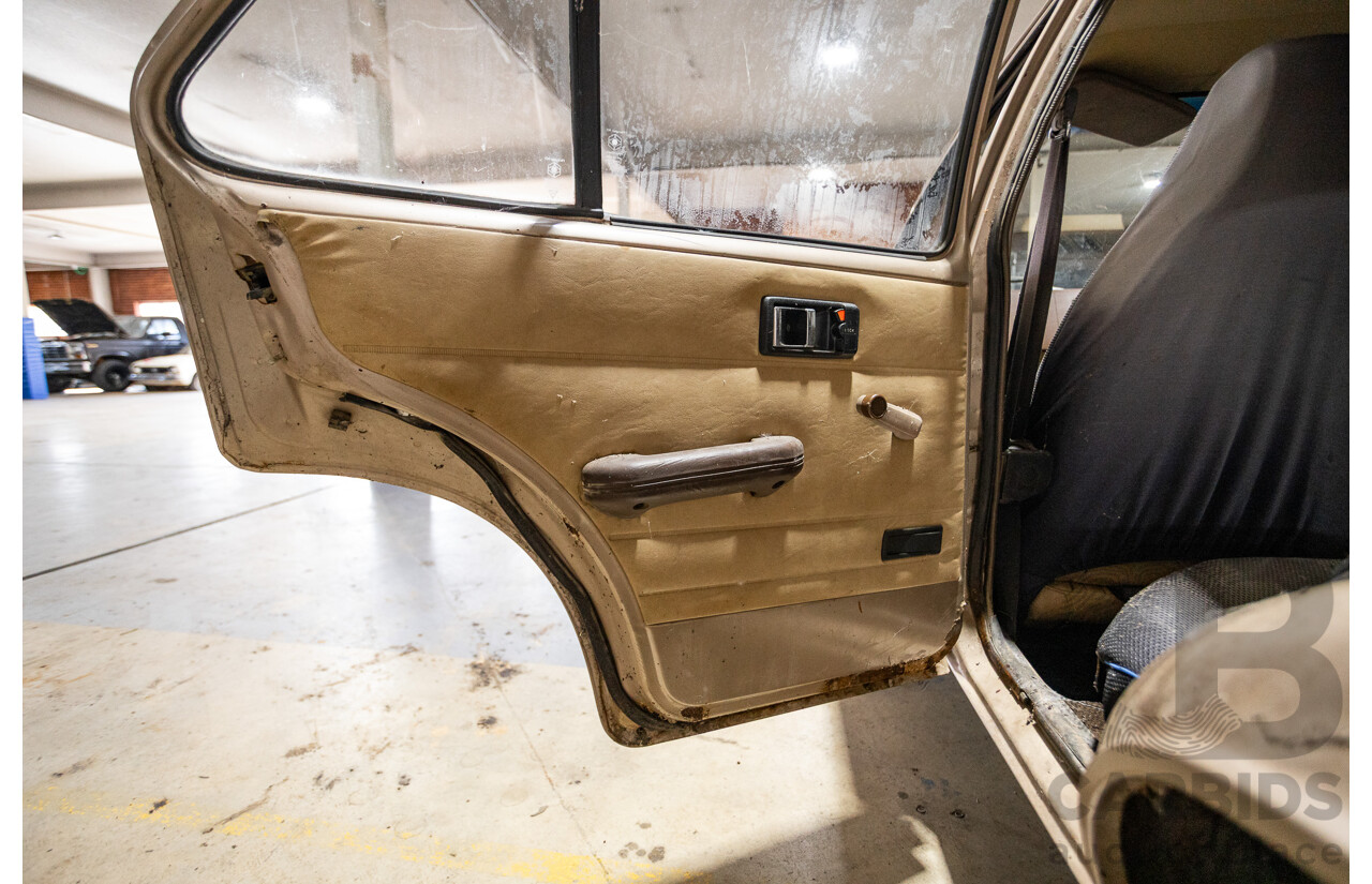 8/1982 Holden TF Gemini 4d Sedan Oyster Metallic 1.6L