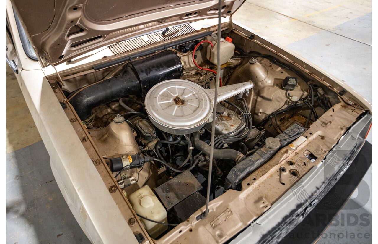 8/1982 Holden TF Gemini 4d Sedan Oyster Metallic 1.6L