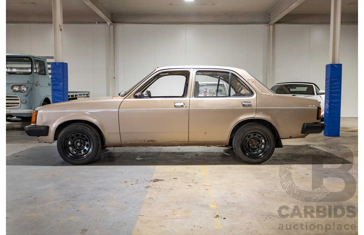 8/1982 Holden TF Gemini 4d Sedan Oyster Metallic 1.6L