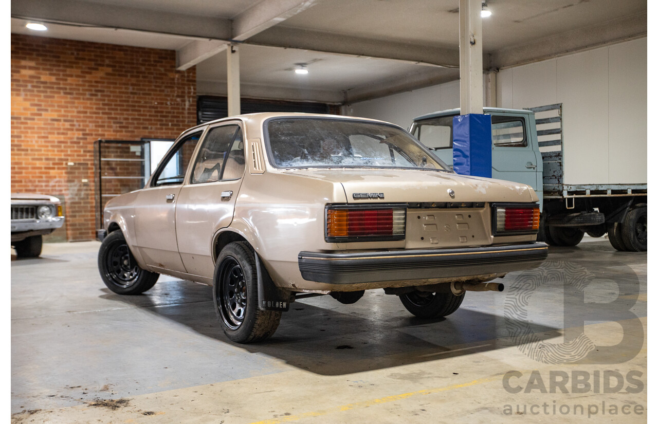 8/1982 Holden TF Gemini 4d Sedan Oyster Metallic 1.6L