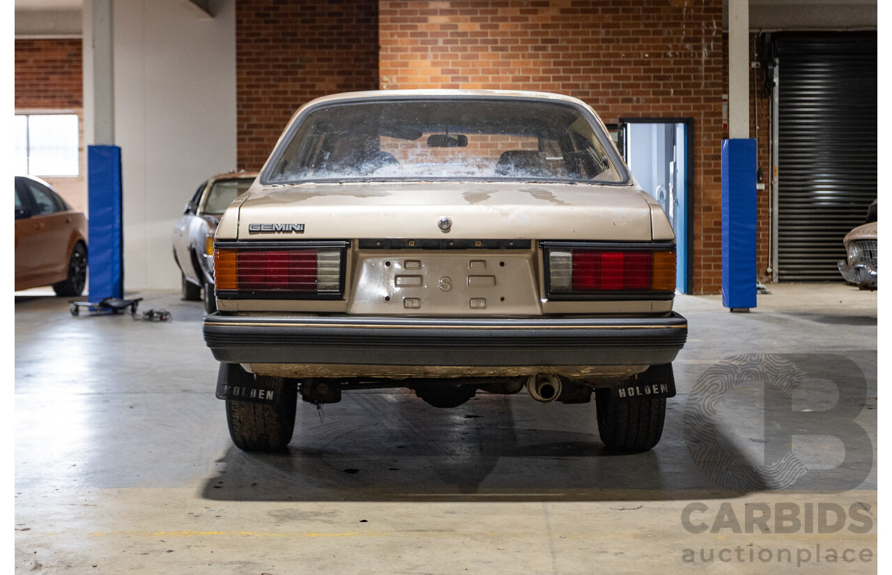 8/1982 Holden TF Gemini 4d Sedan Oyster Metallic 1.6L