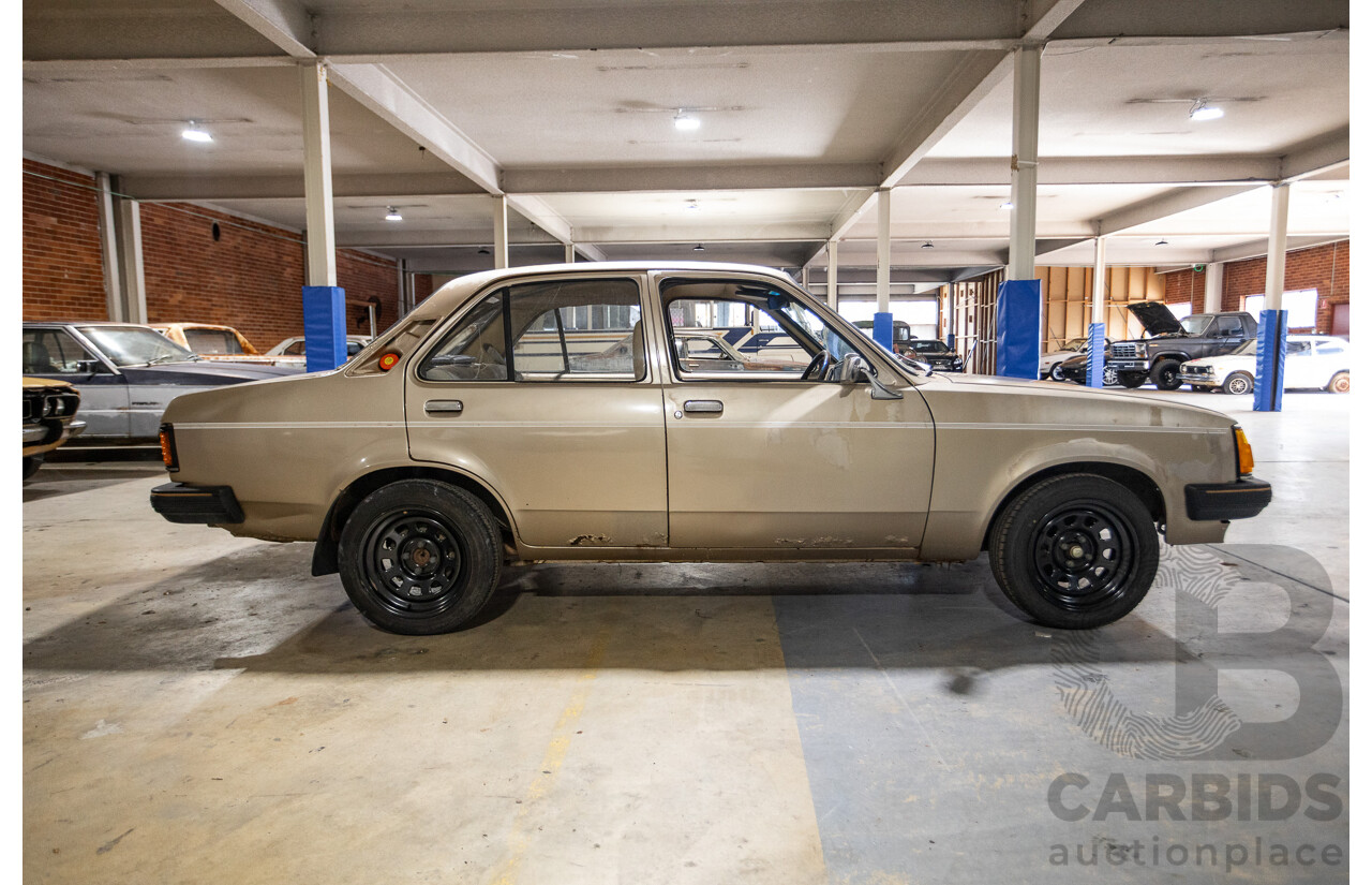 8/1982 Holden TF Gemini 4d Sedan Oyster Metallic 1.6L
