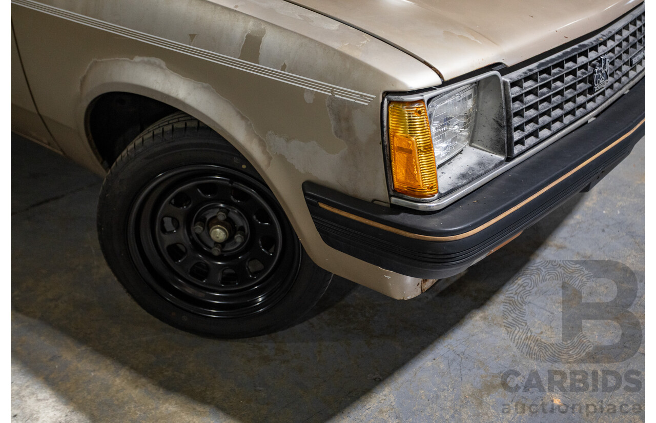 8/1982 Holden TF Gemini 4d Sedan Oyster Metallic 1.6L
