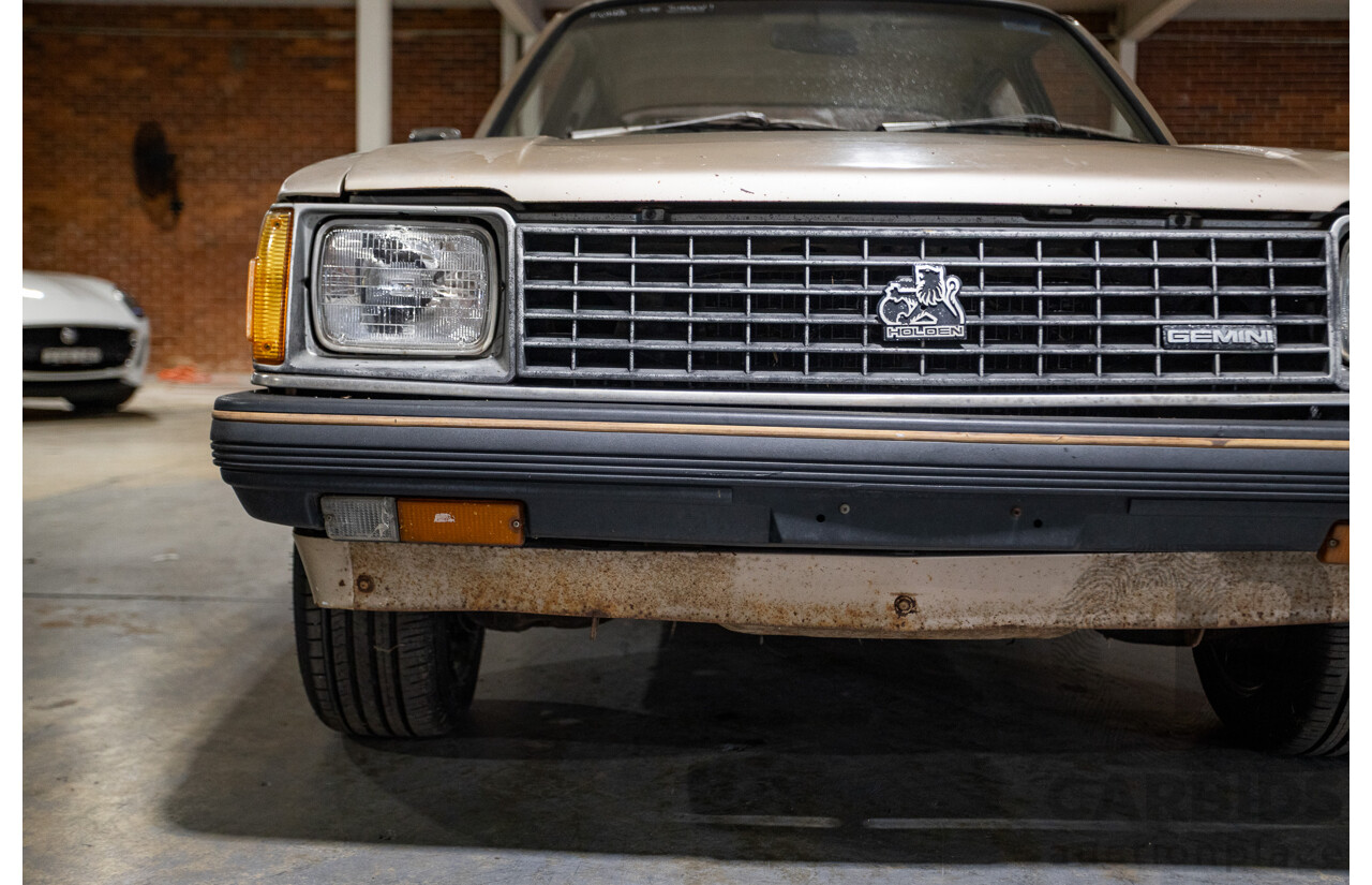 8/1982 Holden TF Gemini 4d Sedan Oyster Metallic 1.6L