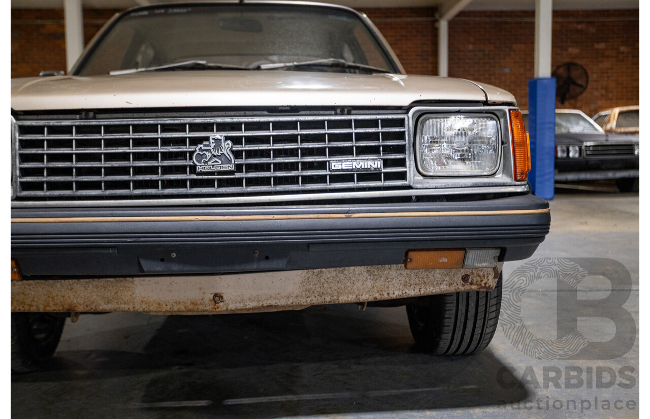 8/1982 Holden TF Gemini 4d Sedan Oyster Metallic 1.6L