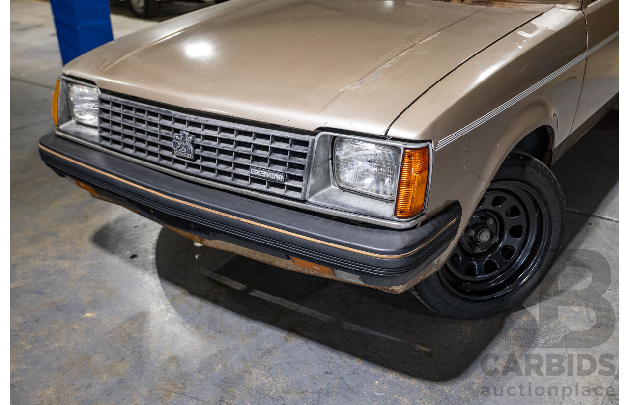8/1982 Holden TF Gemini 4d Sedan Oyster Metallic 1.6L