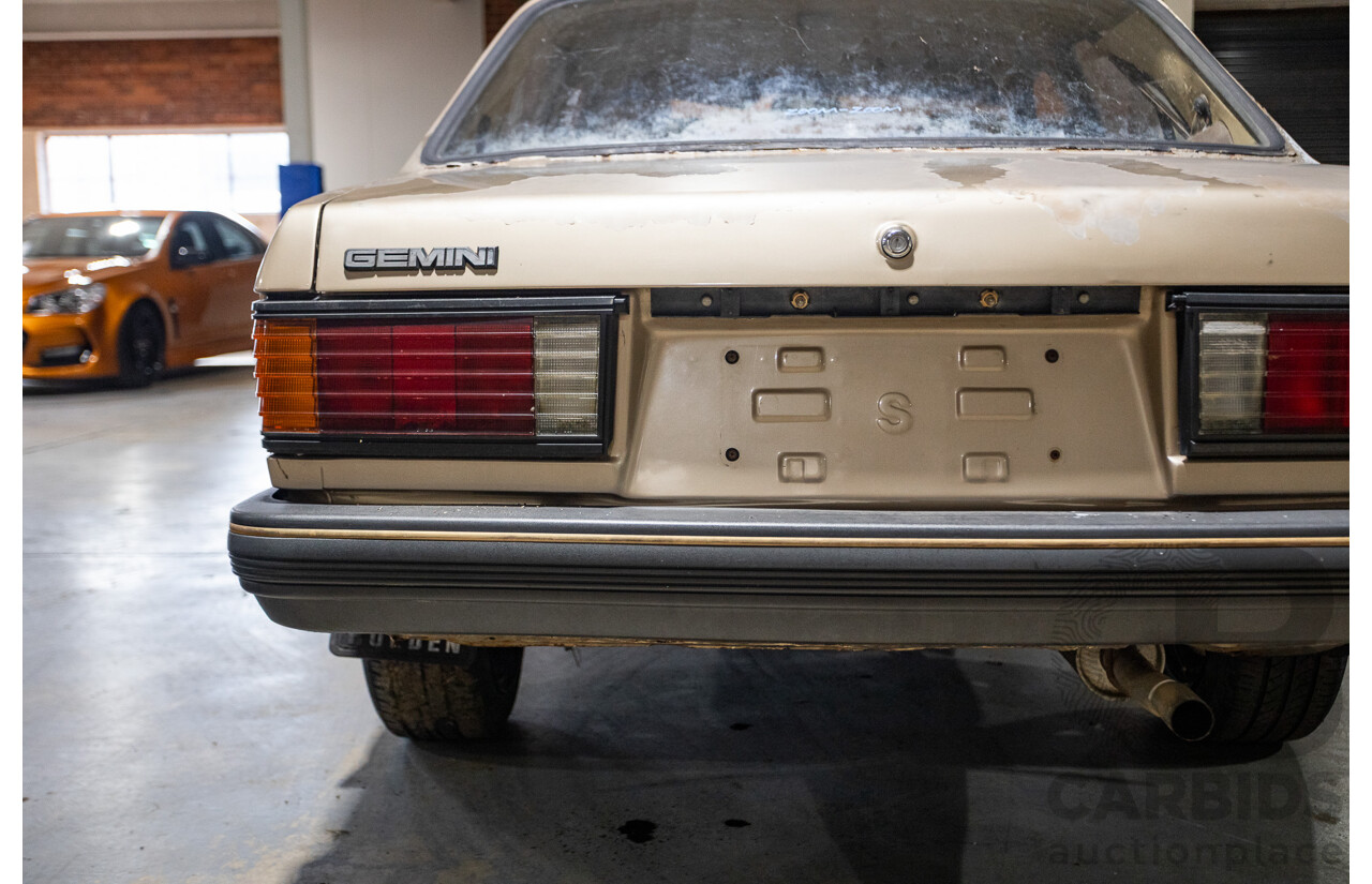 8/1982 Holden TF Gemini 4d Sedan Oyster Metallic 1.6L