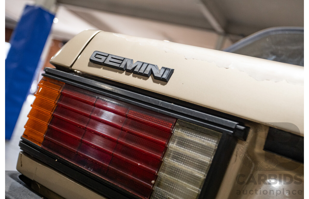 8/1982 Holden TF Gemini 4d Sedan Oyster Metallic 1.6L