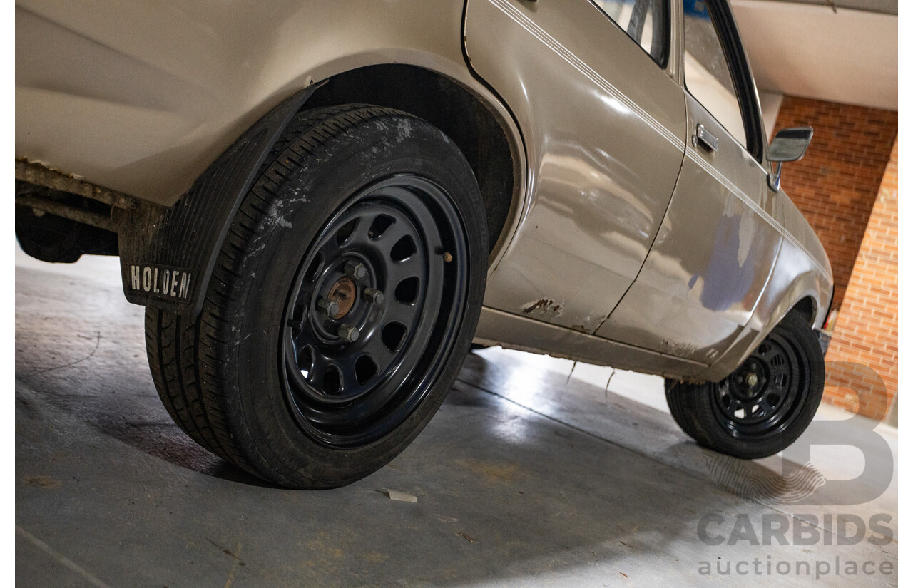 8/1982 Holden TF Gemini 4d Sedan Oyster Metallic 1.6L
