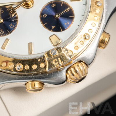 Longines Sport Wing Chronograph Watch, 35mm, Stainless Steel, Swiss Made