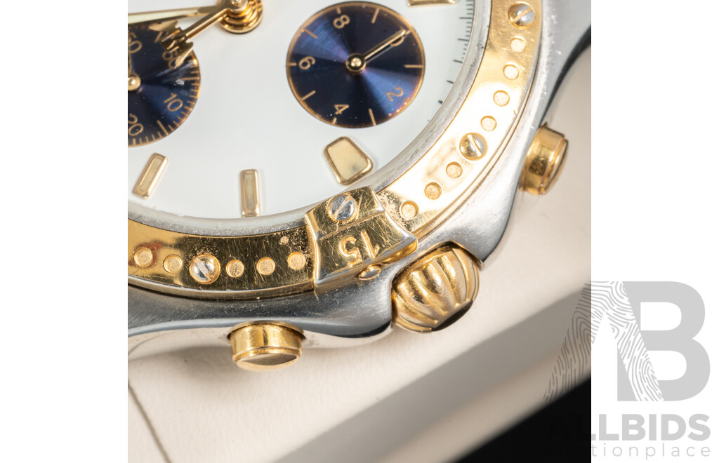 Longines Sport Wing Chronograph Watch, 35mm, Stainless Steel, Swiss Made