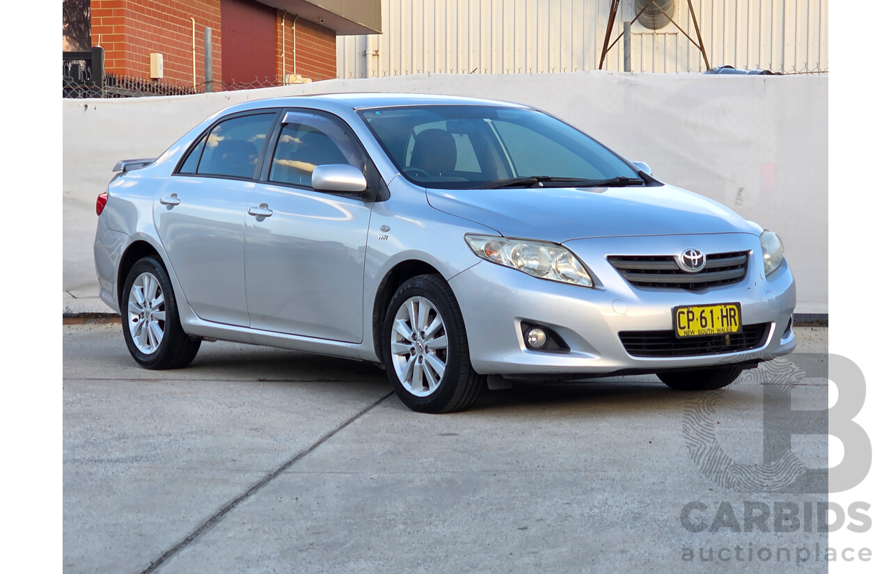 7/2008 Toyota Corolla Conquest ZRE152R 4d Sedan Silver 1.8L
