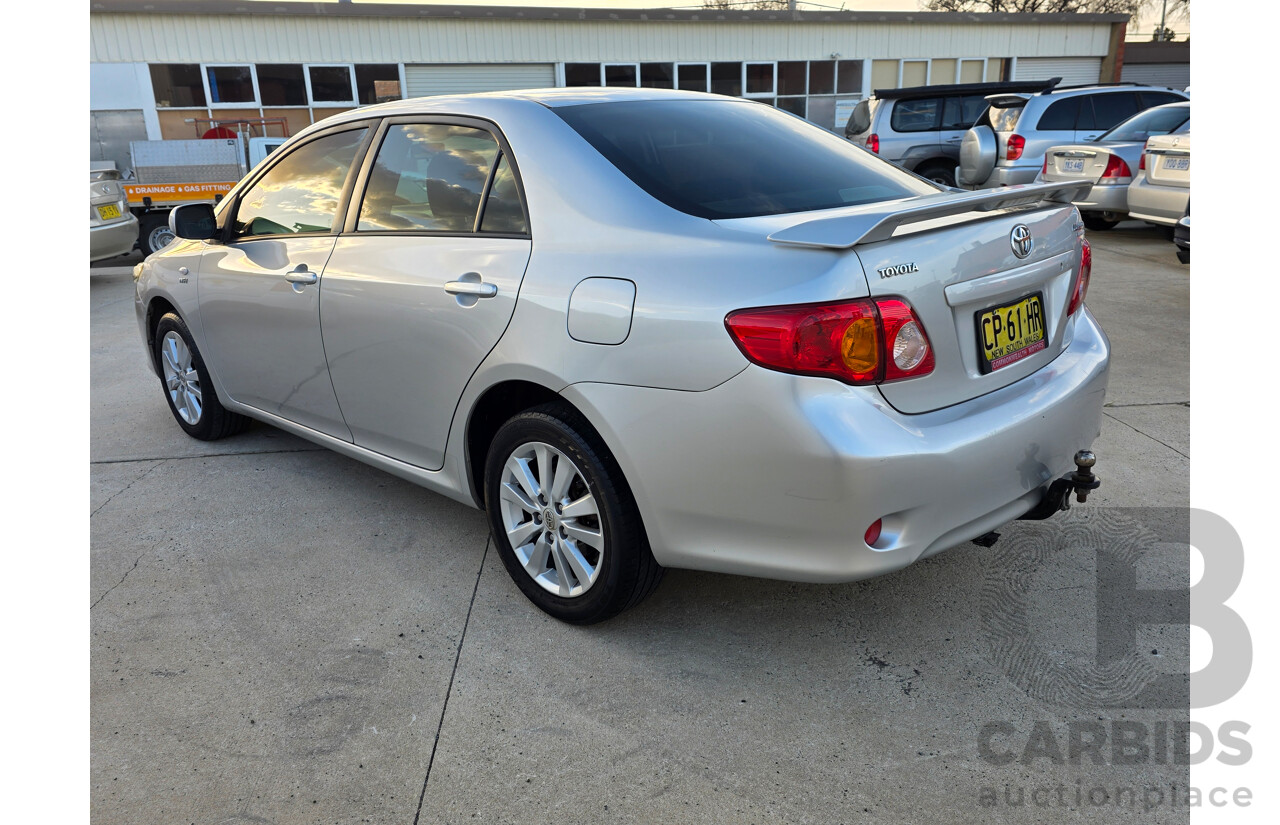 7/2008 Toyota Corolla Conquest ZRE152R 4d Sedan Silver 1.8L