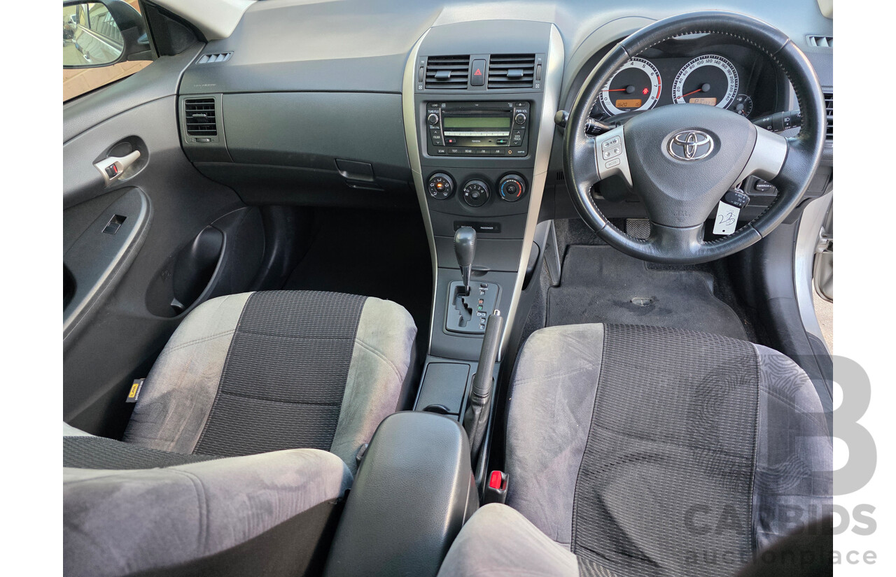 7/2008 Toyota Corolla Conquest ZRE152R 4d Sedan Silver 1.8L