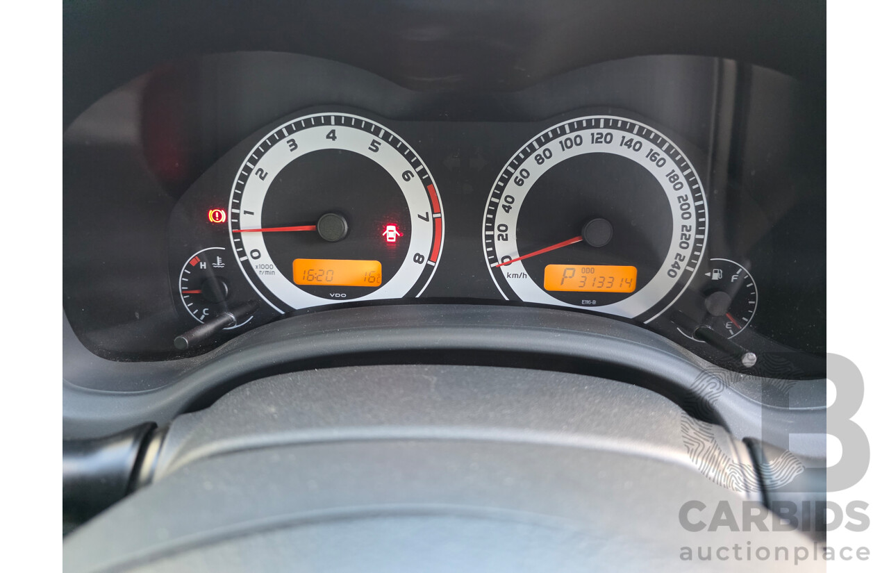 7/2008 Toyota Corolla Conquest ZRE152R 4d Sedan Silver 1.8L