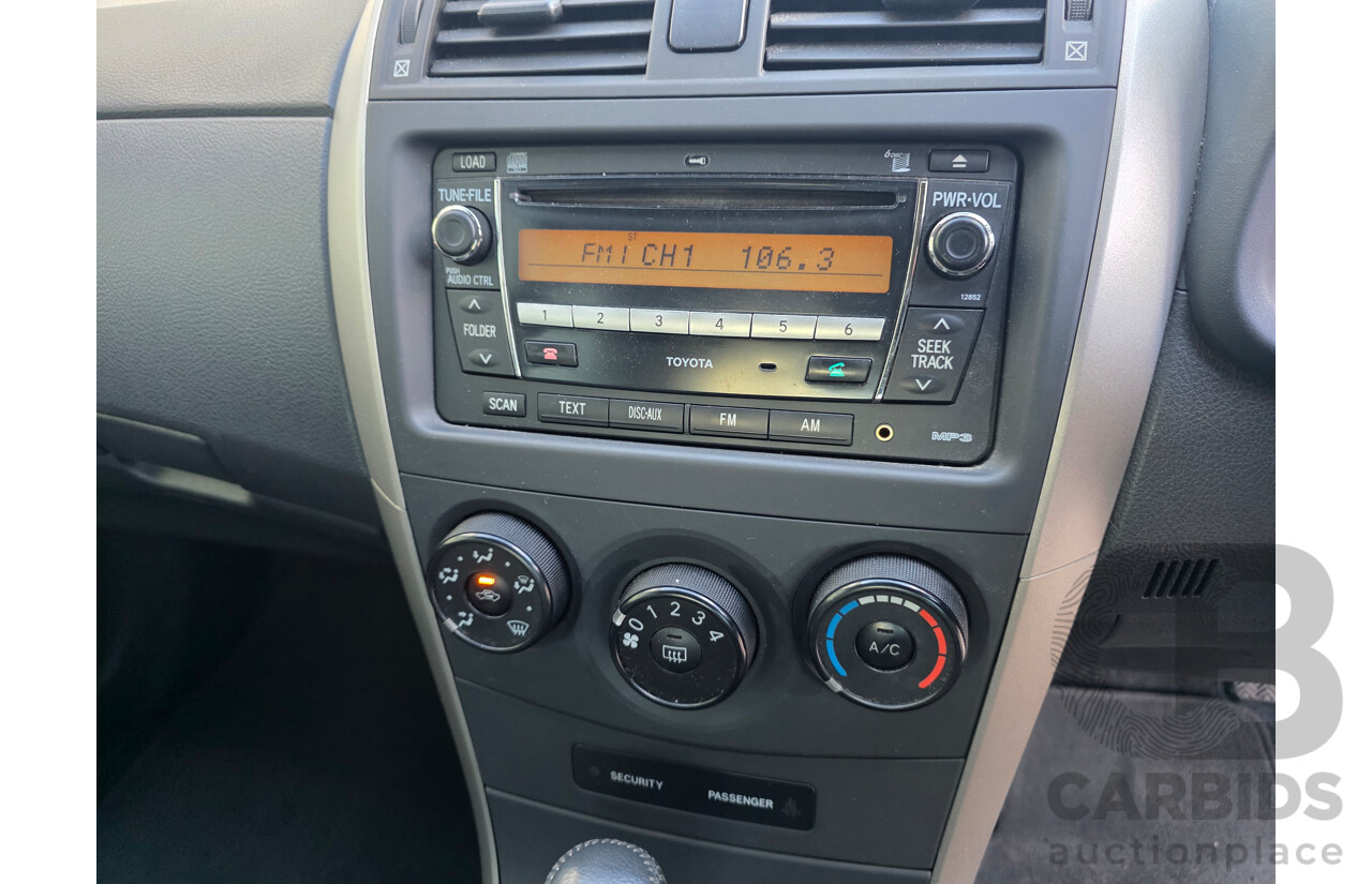 7/2008 Toyota Corolla Conquest ZRE152R 4d Sedan Silver 1.8L