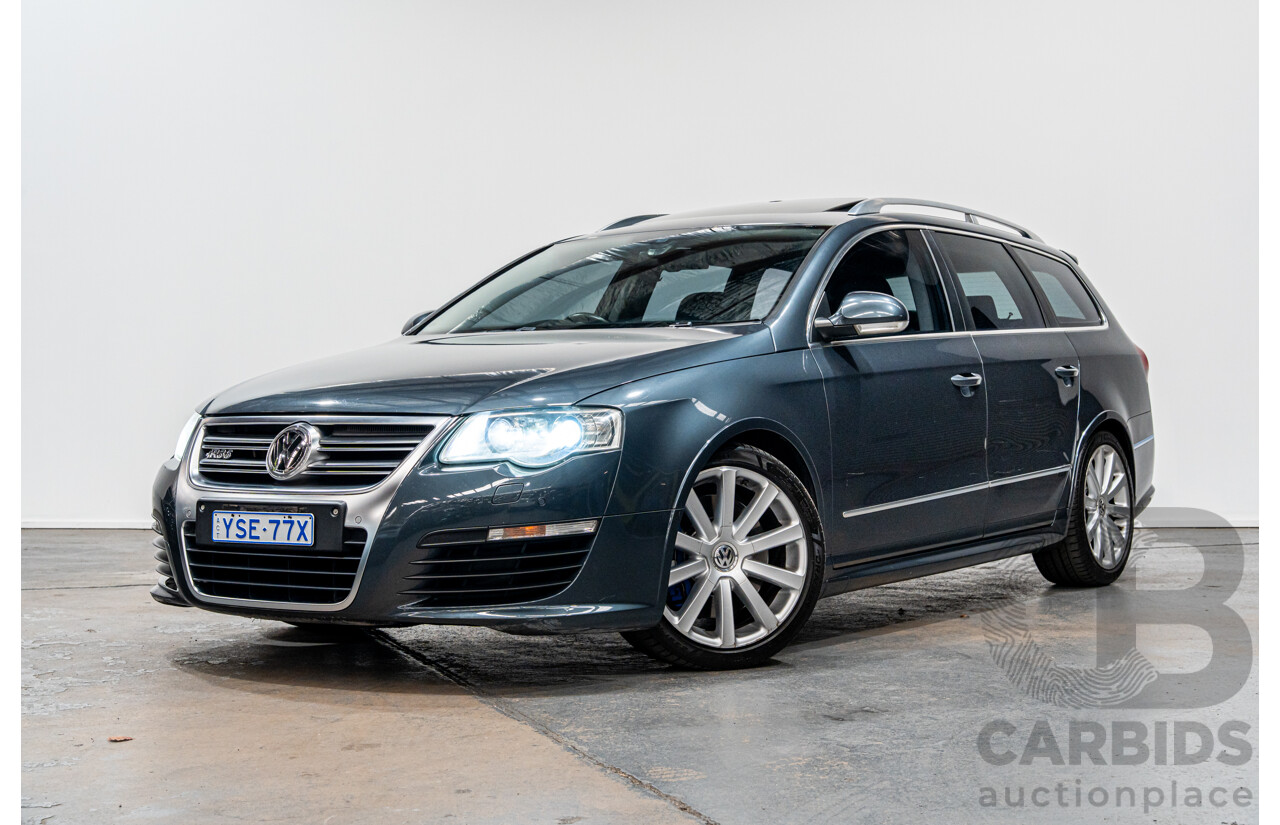 1/2010 Volkswagen Passat R36 3C (AWD) MY10 4d Wagon Icelandic Grey Metallic VR6 3.6L