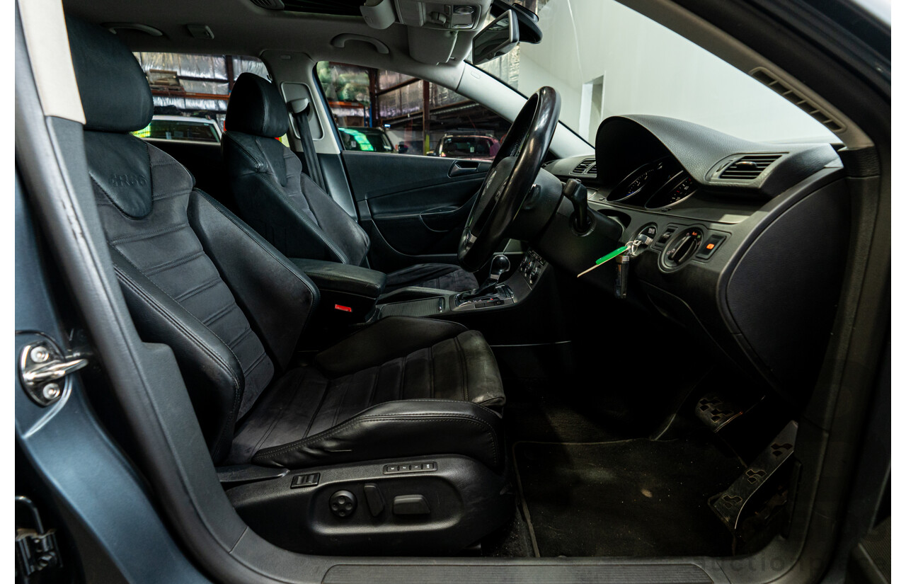 1/2010 Volkswagen Passat R36 3C (AWD) MY10 4d Wagon Icelandic Grey Metallic VR6 3.6L