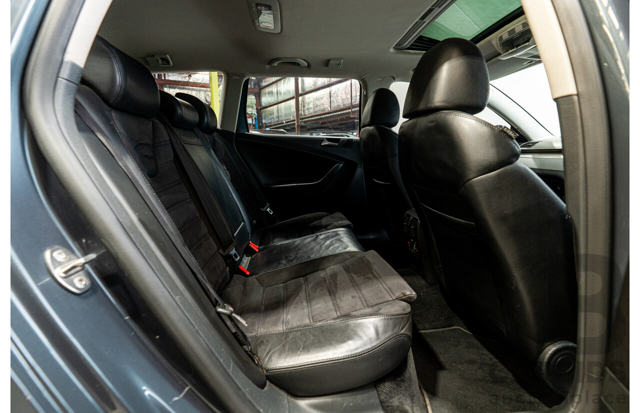 1/2010 Volkswagen Passat R36 3C (AWD) MY10 4d Wagon Icelandic Grey Metallic VR6 3.6L