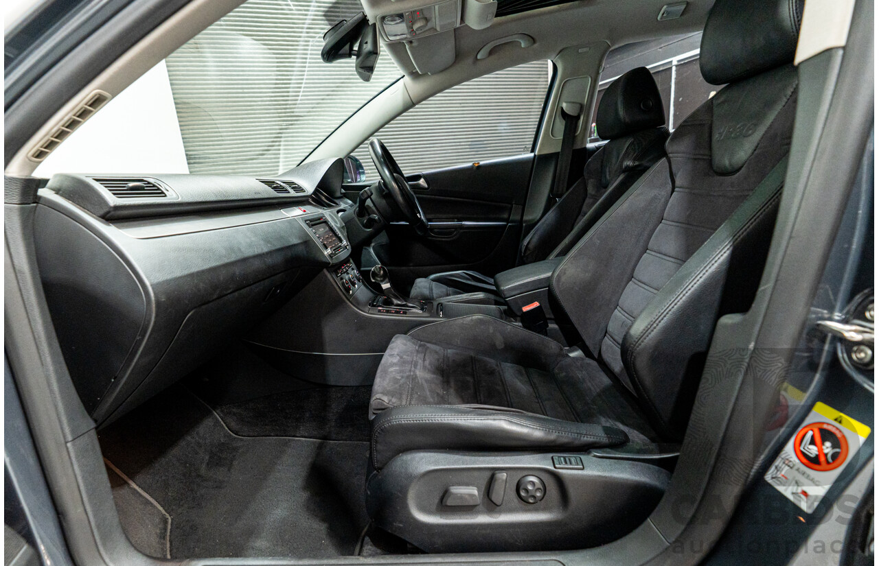 1/2010 Volkswagen Passat R36 3C (AWD) MY10 4d Wagon Icelandic Grey Metallic VR6 3.6L