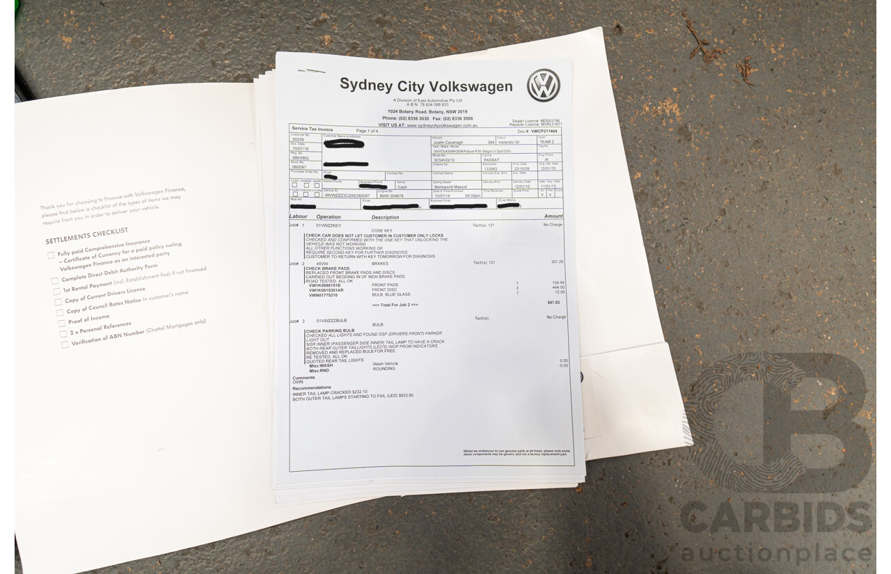 1/2010 Volkswagen Passat R36 3C (AWD) MY10 4d Wagon Icelandic Grey Metallic VR6 3.6L