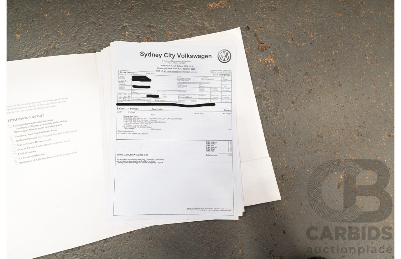 1/2010 Volkswagen Passat R36 3C (AWD) MY10 4d Wagon Icelandic Grey Metallic VR6 3.6L