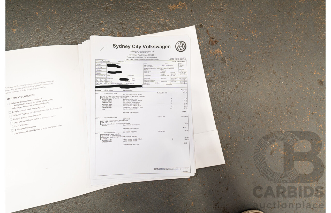 1/2010 Volkswagen Passat R36 3C (AWD) MY10 4d Wagon Icelandic Grey Metallic VR6 3.6L