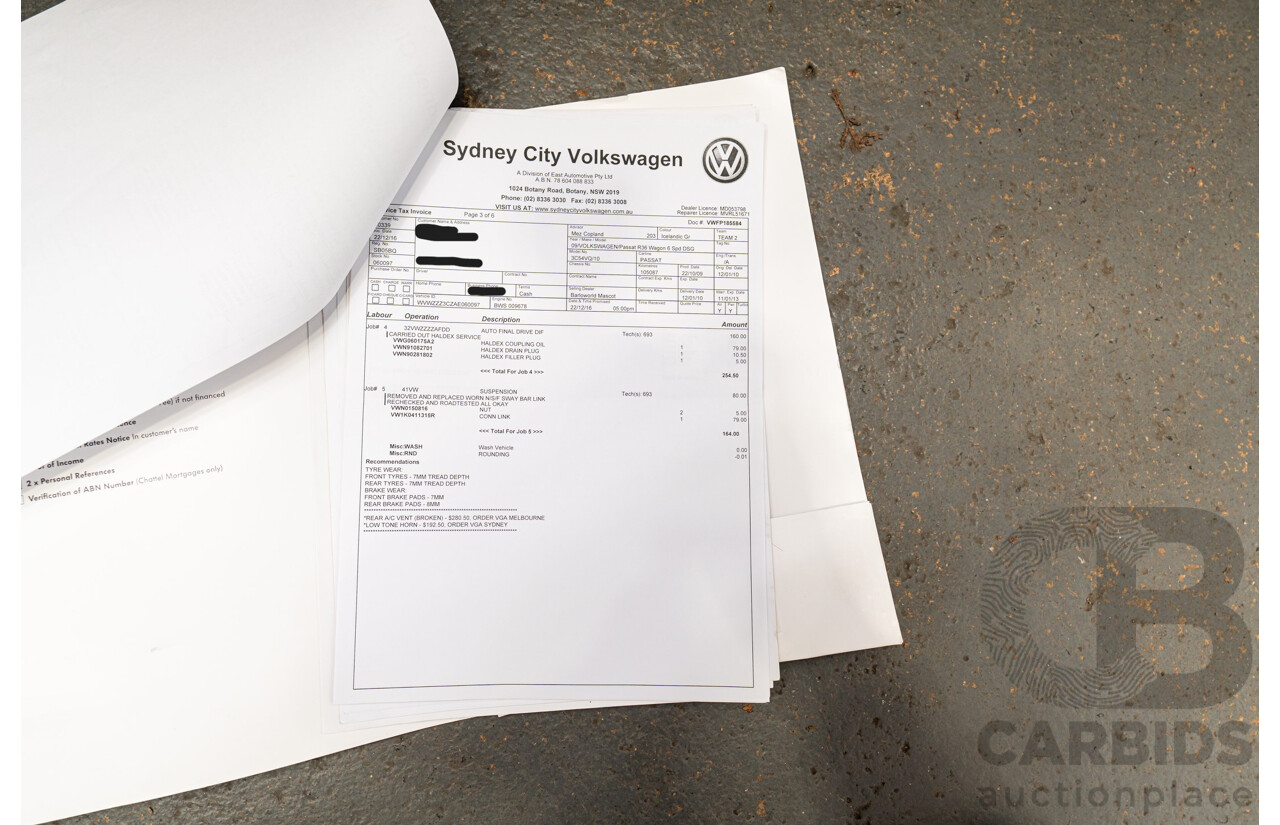 1/2010 Volkswagen Passat R36 3C (AWD) MY10 4d Wagon Icelandic Grey Metallic VR6 3.6L