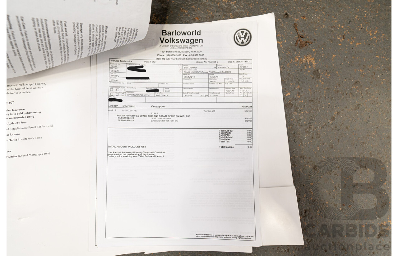 1/2010 Volkswagen Passat R36 3C (AWD) MY10 4d Wagon Icelandic Grey Metallic VR6 3.6L