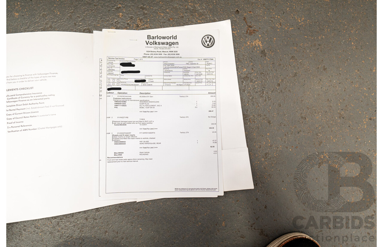 1/2010 Volkswagen Passat R36 3C (AWD) MY10 4d Wagon Icelandic Grey Metallic VR6 3.6L