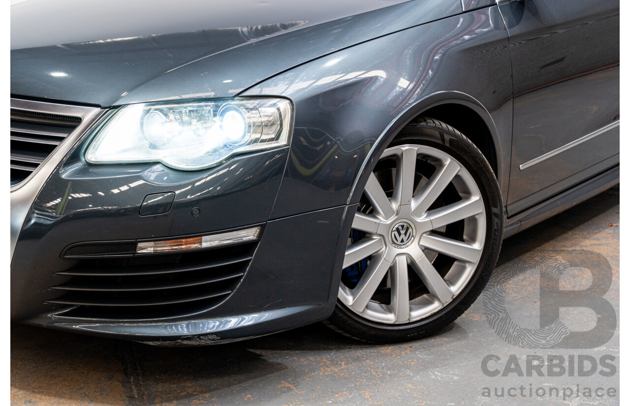 1/2010 Volkswagen Passat R36 3C (AWD) MY10 4d Wagon Icelandic Grey Metallic VR6 3.6L