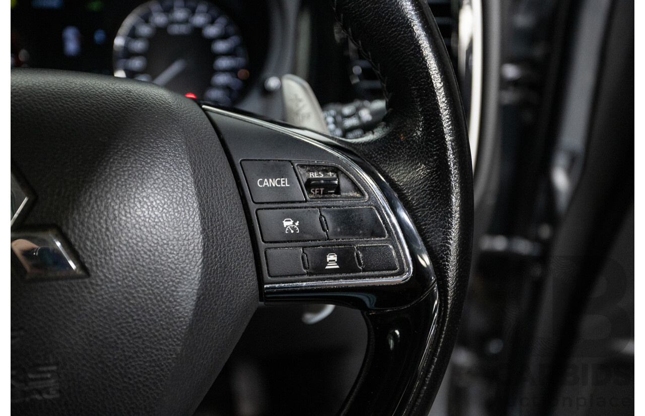 08/2017 Mitsubishi Outlander EXCEED (AWD) ZK MY18 4D Wagon Titanium Grey Turbo Diesel 2.3L - 7 seats