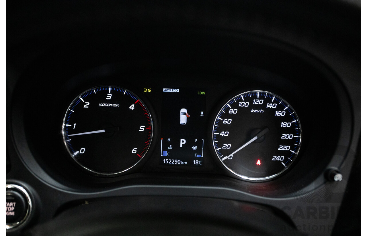 08/2017 Mitsubishi Outlander EXCEED (AWD) ZK MY18 4D Wagon Titanium Grey Turbo Diesel 2.3L - 7 seats