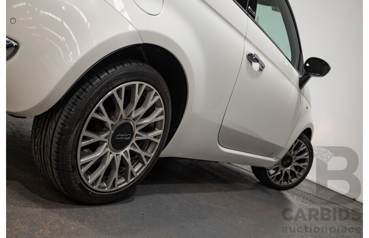 3/2013 Fiat 500 TWIN AIR Lounge  2d Convertible White 0.9L