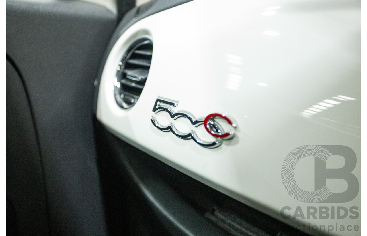 3/2013 Fiat 500 TWIN AIR Lounge  2d Convertible White 0.9L