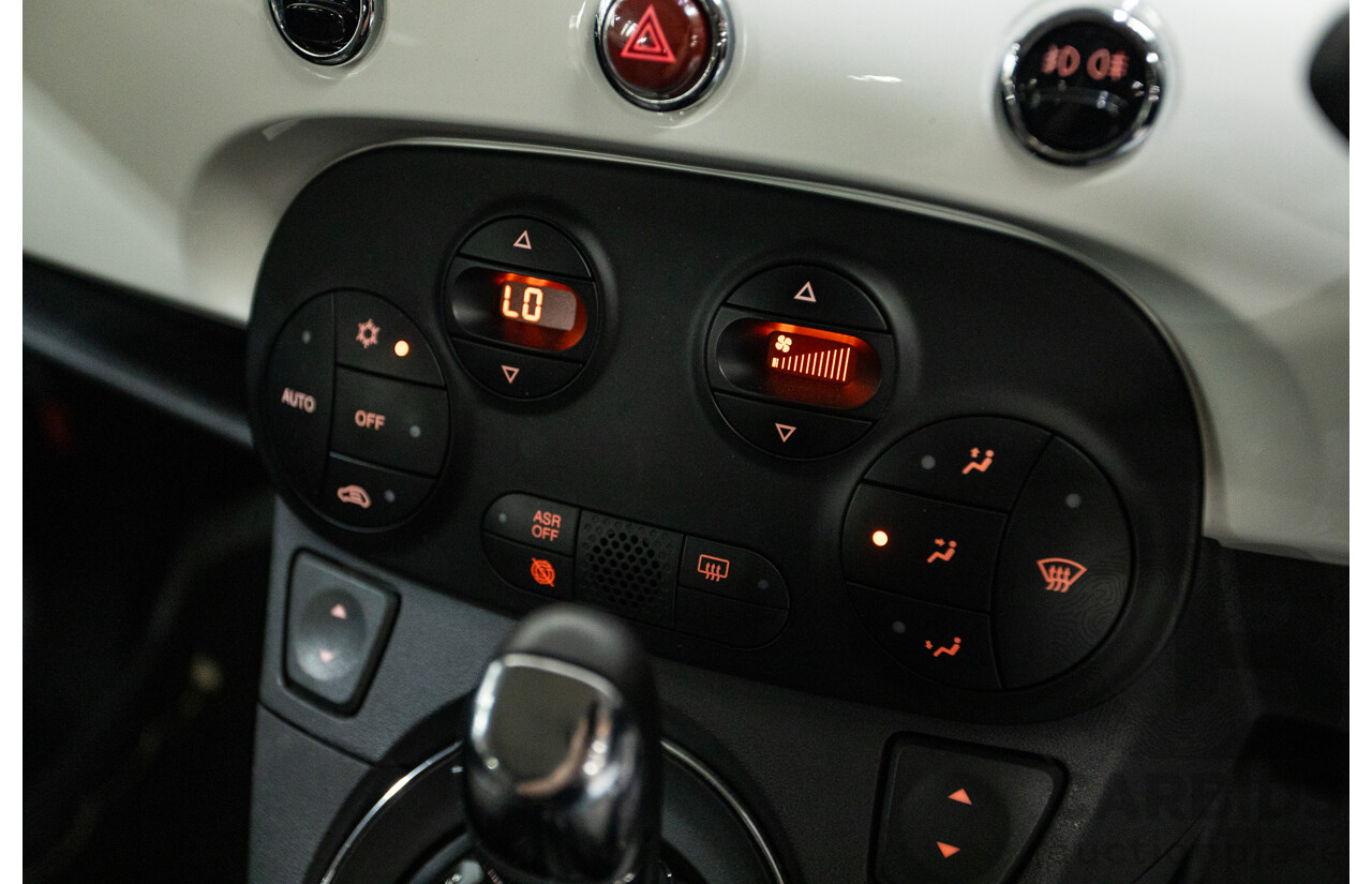 3/2013 Fiat 500 TWIN AIR Lounge  2d Convertible White 0.9L