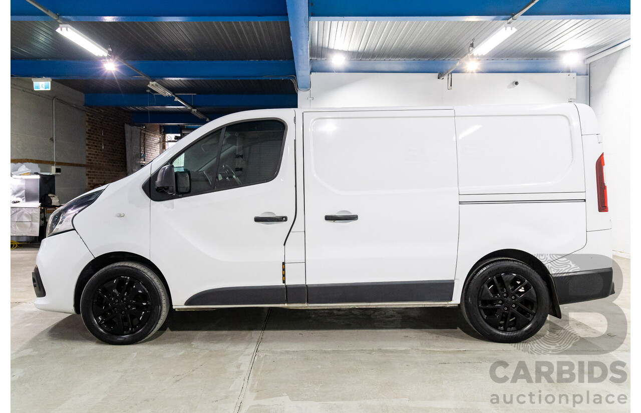 07/2019 Renault Trafic LWB (85kW FWD) X82 4D Van Glacier White Turbo Diesel 1.6L