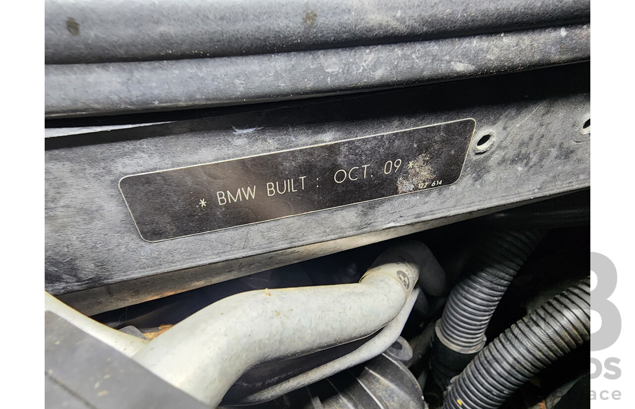 11/2009 Bmw X5 Xdrive 30i E70 MY09 4d Wagon Black 3.0L