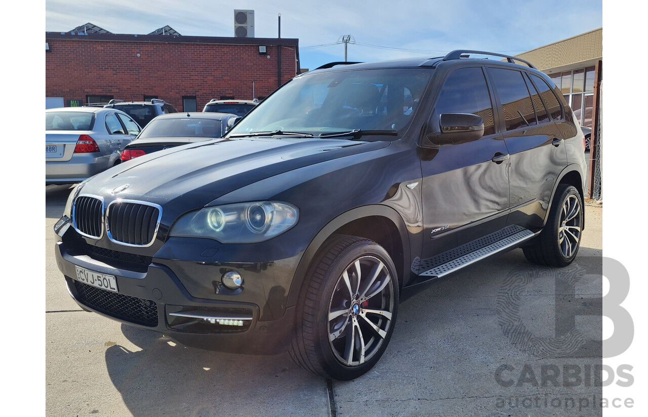 11/2009 Bmw X5 Xdrive 30i E70 MY09 4d Wagon Black 3.0L