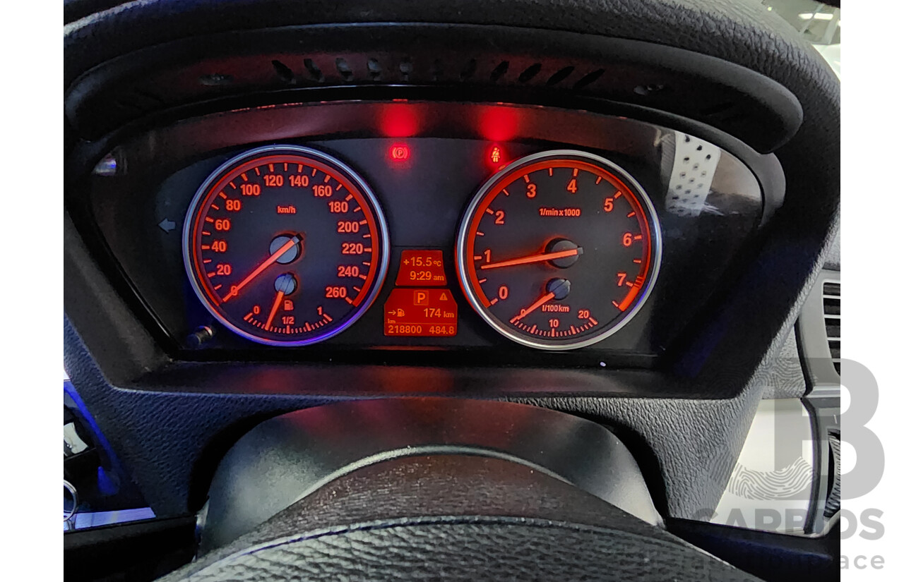 11/2009 Bmw X5 Xdrive 30i E70 MY09 4d Wagon Black 3.0L