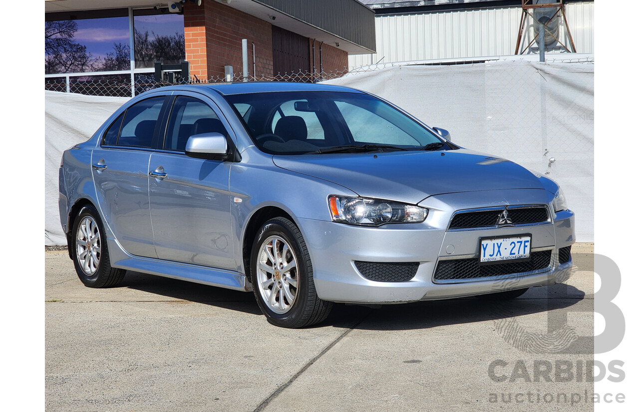 2/2013 Mitsubishi Lancer LX CJ MY13 4d Sedan Silver 2.0L